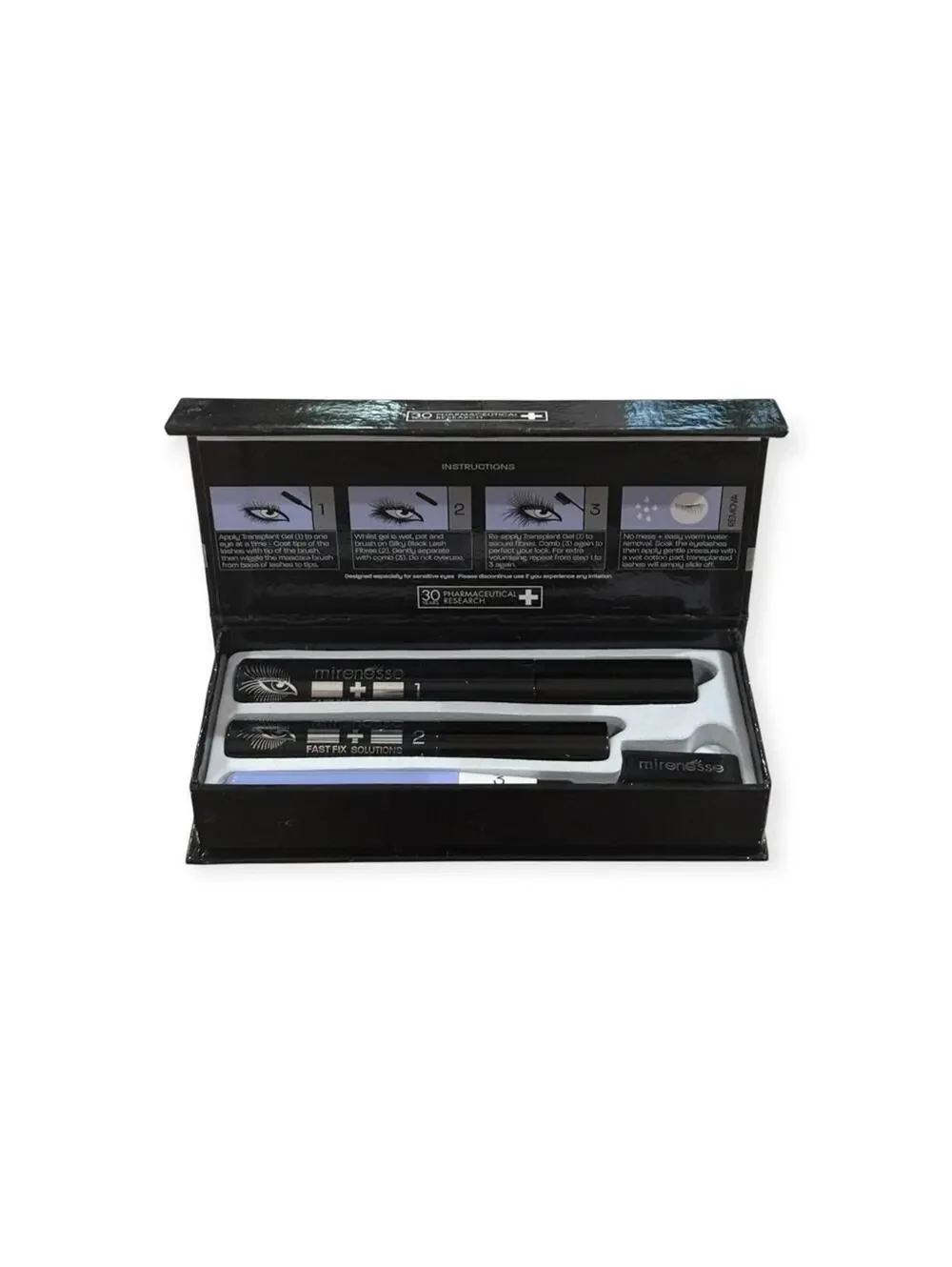 new Mirenesse ༄ Instant Lash Transplant Volumising Mascara Set ༄ Black ༄ 3 Step